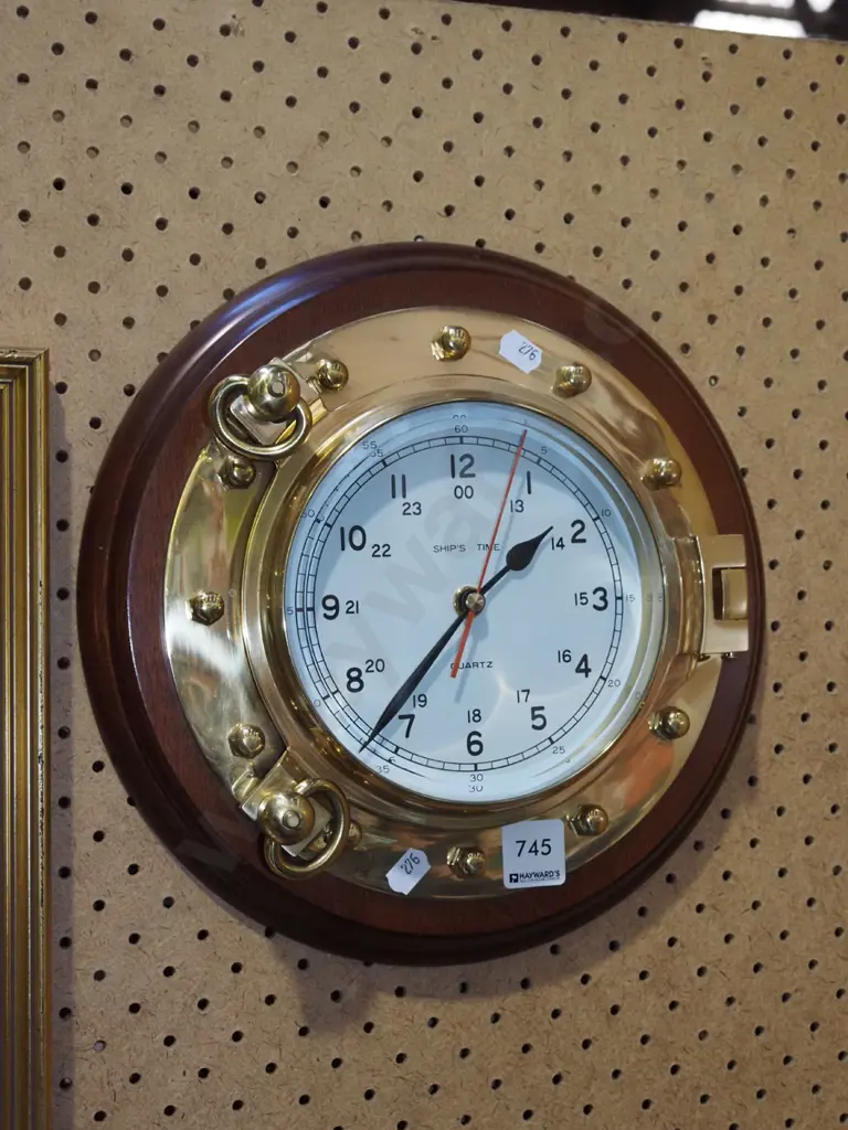 nautical themed wall clock Image 1++