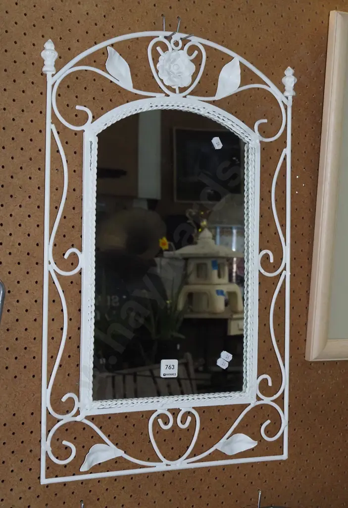 wrought metal wall mirror Image 1++