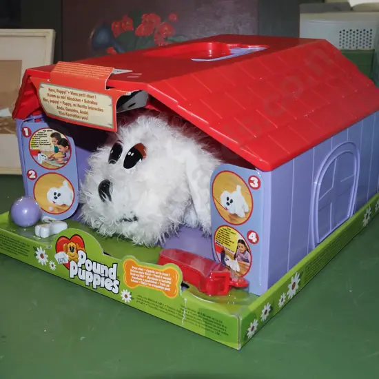 as new boxed Pound Puppies robotic toy