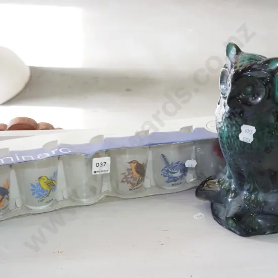 bird themed tumblers, Blue Mountain owl