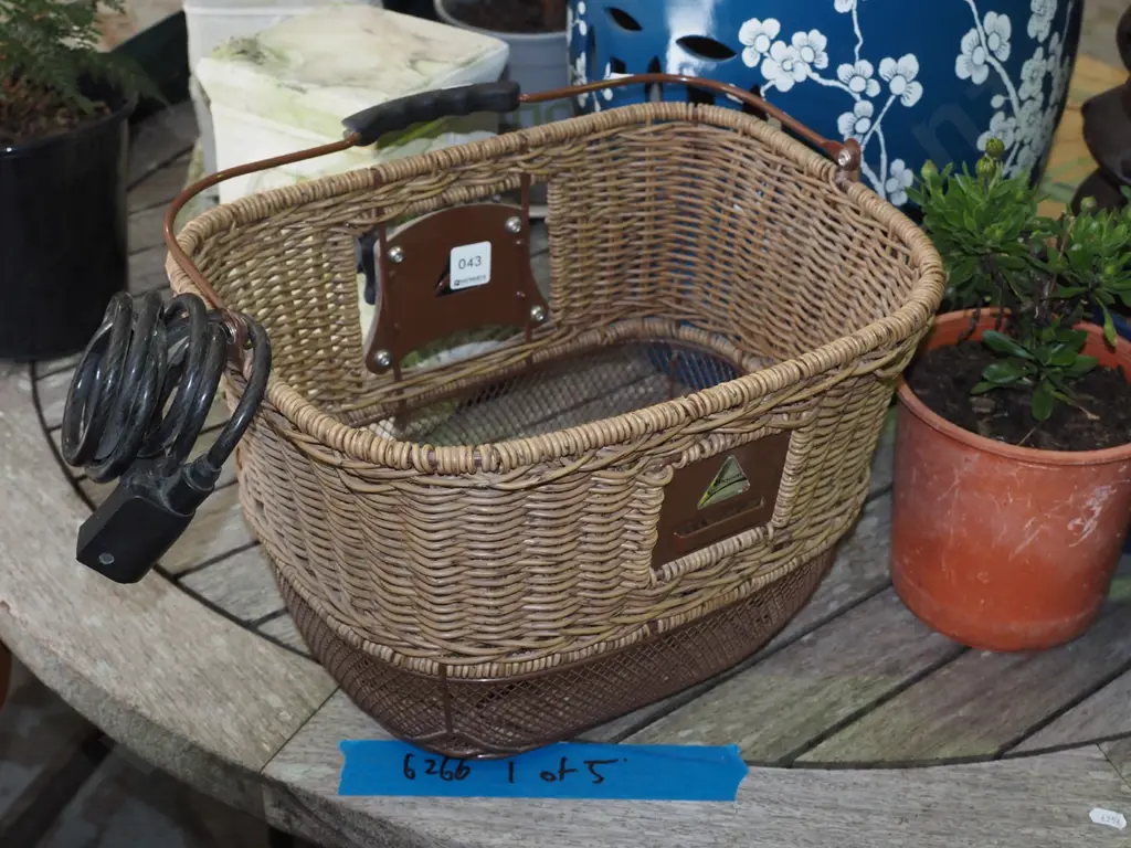 handlebar mount bike basket Image 1++