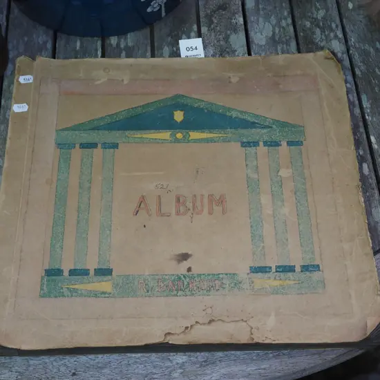 large album of cigarette collector cards