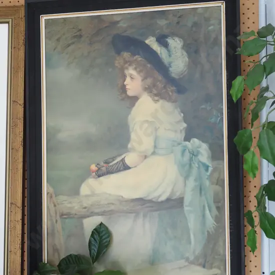 framed Pears print
