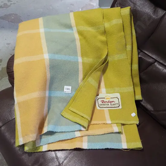 checked blanket