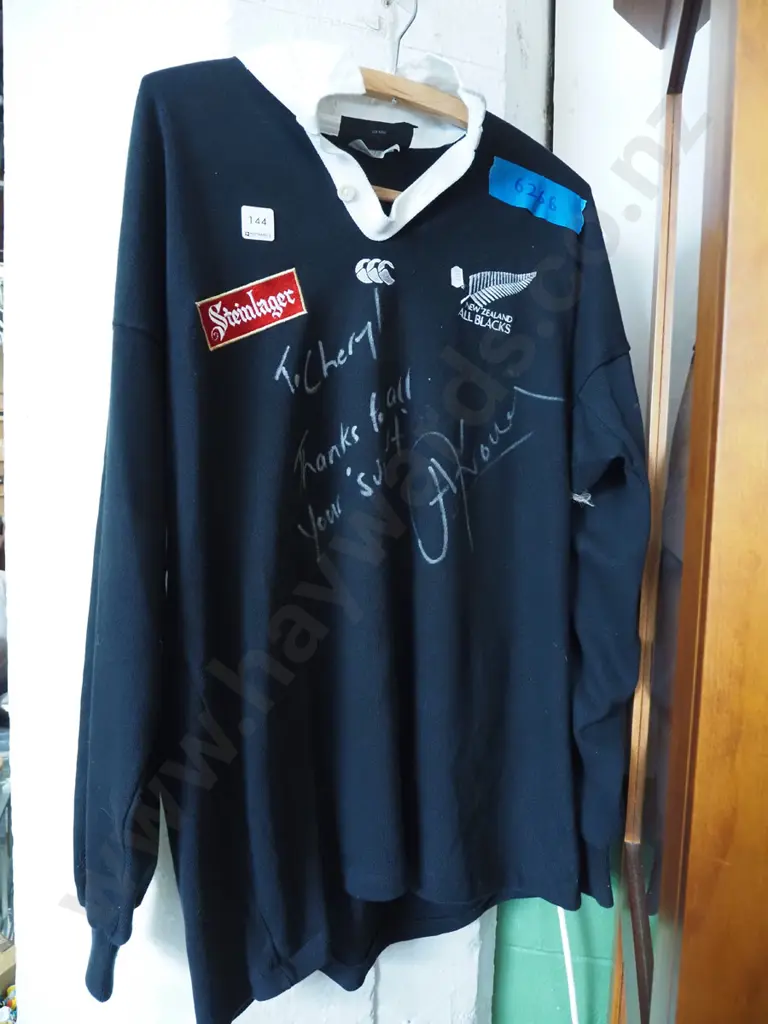 All Blacks signed Josh Kronfield rugby jersey Image 1++
