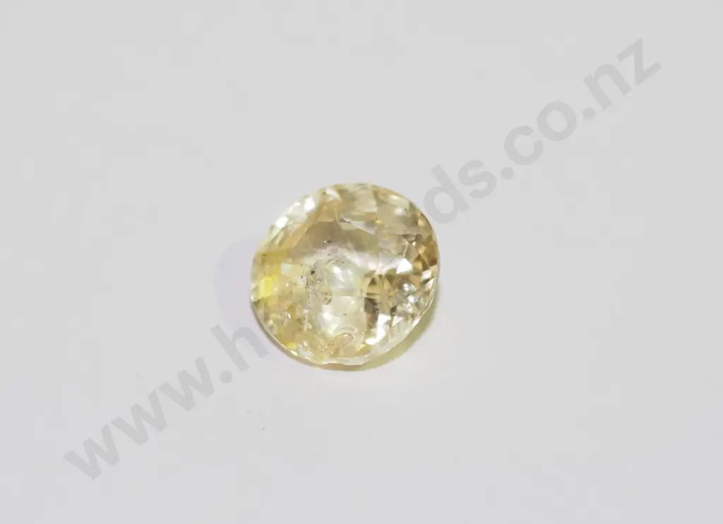 round 7.6mm yellow sapphire 1.00ct Image 1++