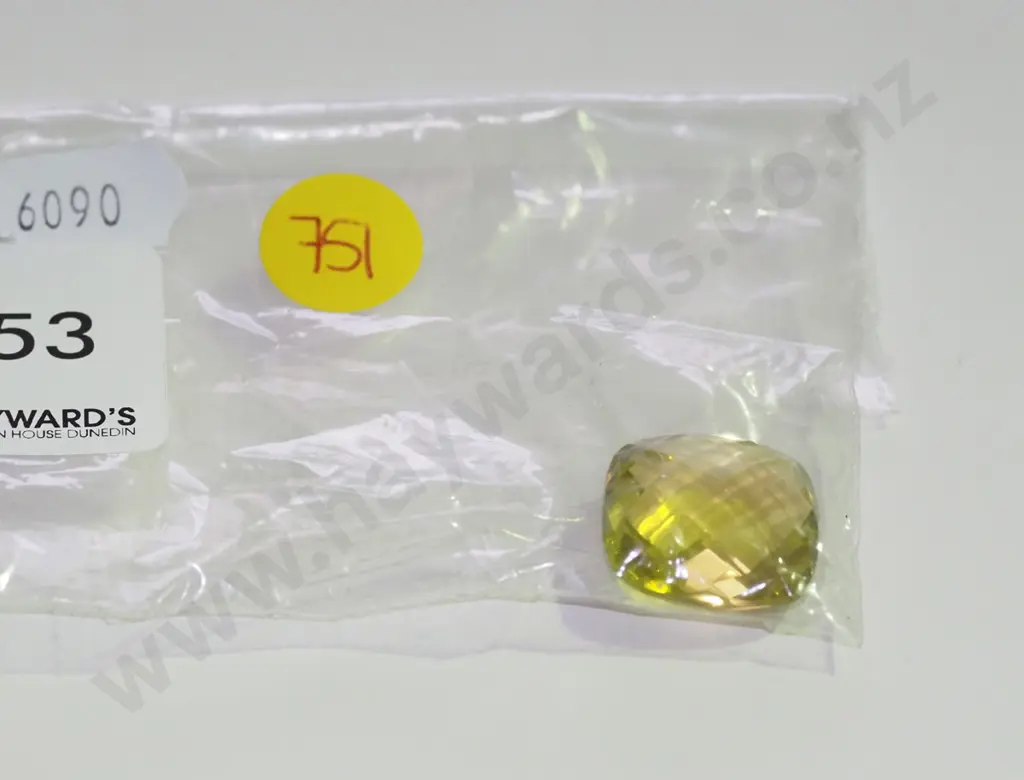 yellow citrine 17.8 x17 x 8.8 19.56cts Image 1++