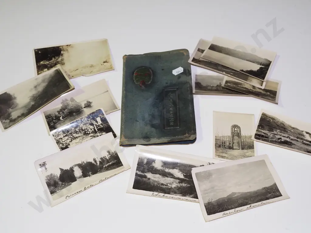 address book, various unframed photos Image 1++