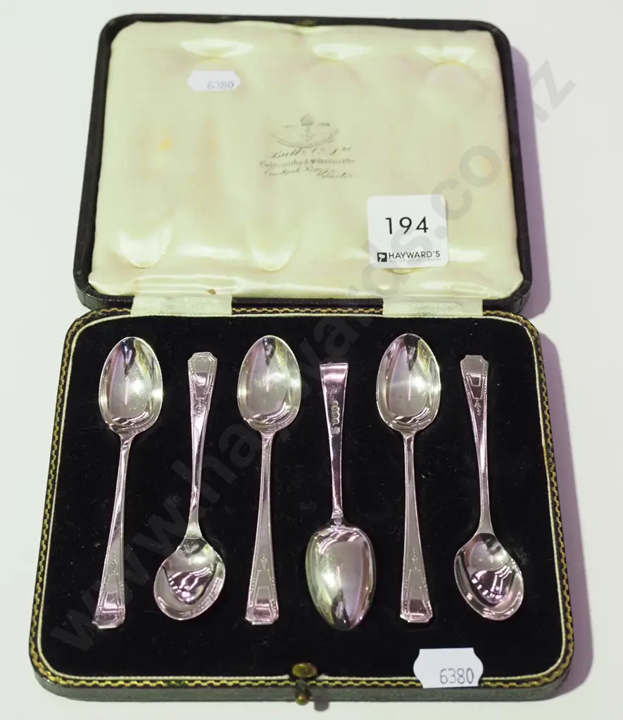 cased sterling silver teaspoons Image 1++