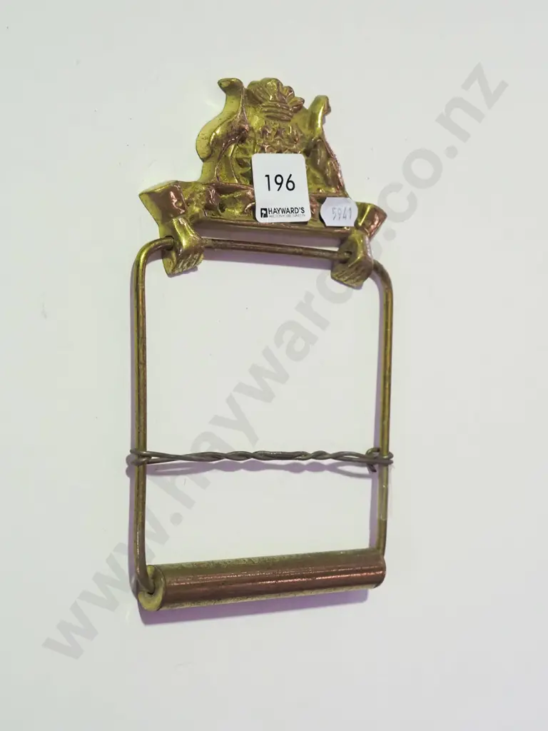 solid brass toilet roll holder Image 1++