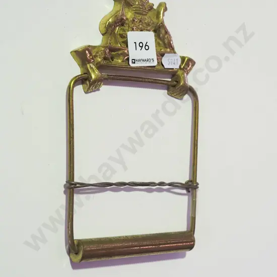 solid brass toilet roll holder