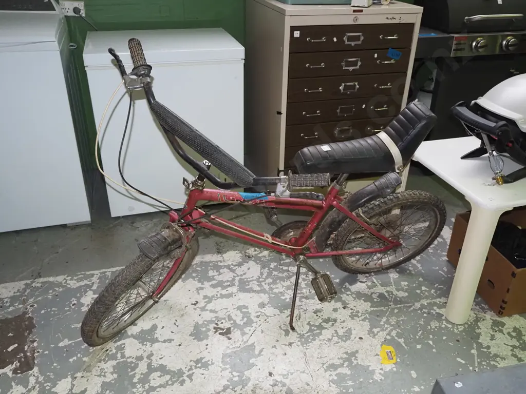 original 1980s Raleigh Grifter bike - significant signs  of age and wear Image 1++