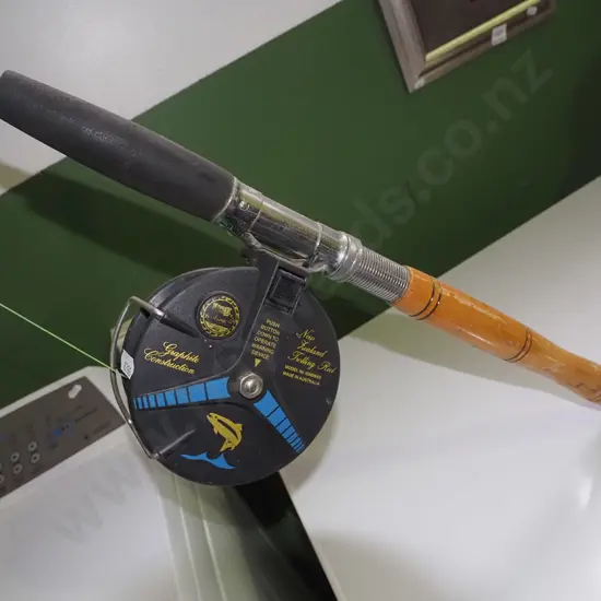 boat rod and Alvey trawling reel