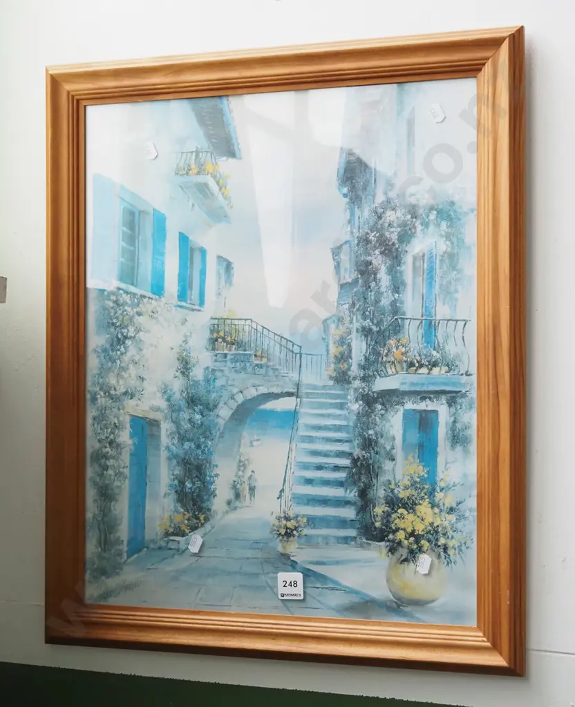 framed print - Mediterranean houses Image 1++