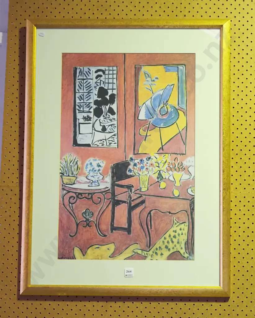 framed Matisse print Image 1++
