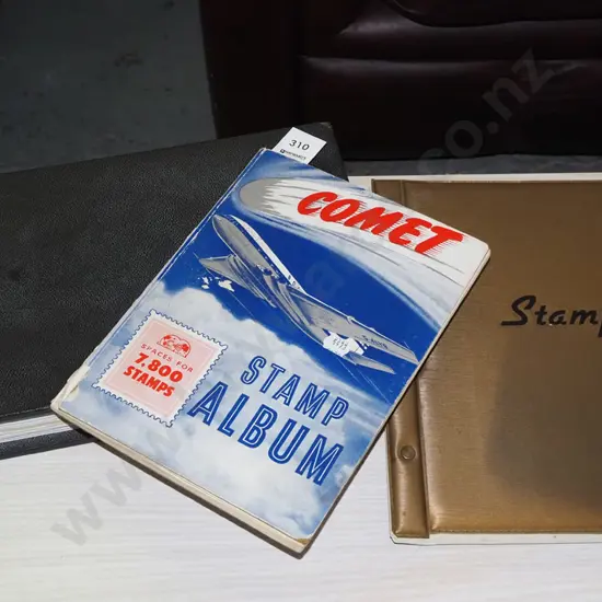 3x stamp albums