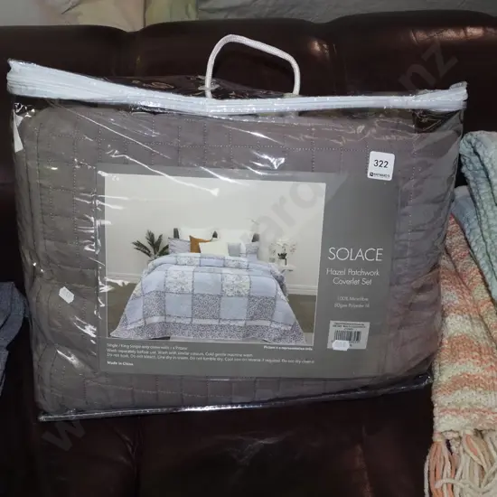 brown quilt