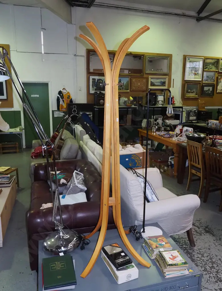 plywood hat and coat stand Image 1++