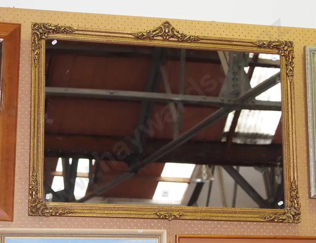 gilt framed wall mirror Image 1++