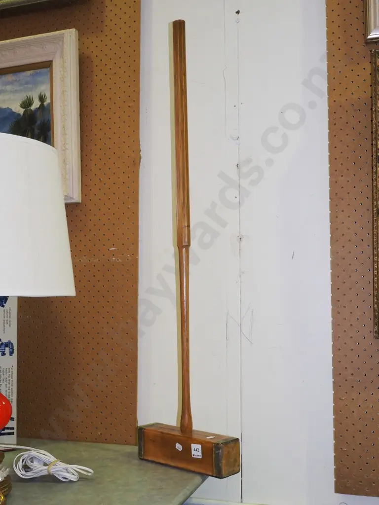 vintage croquet mallet Image 1++