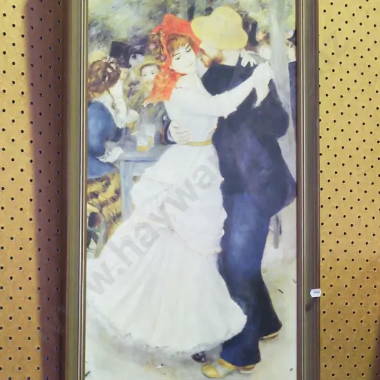 framed Renoit print