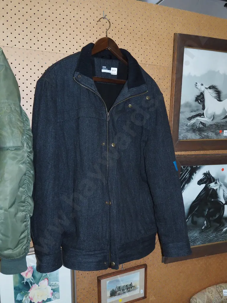 black cotton size L gents jacket Image 1++