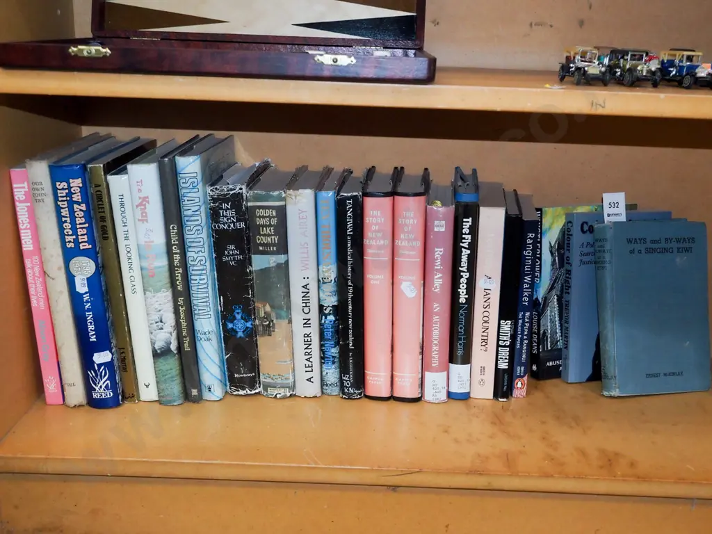 shelf; NZ books Image 1++
