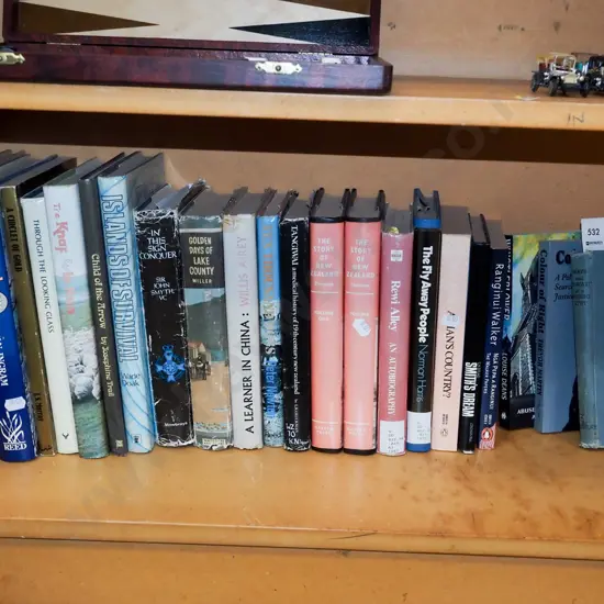 shelf; NZ books