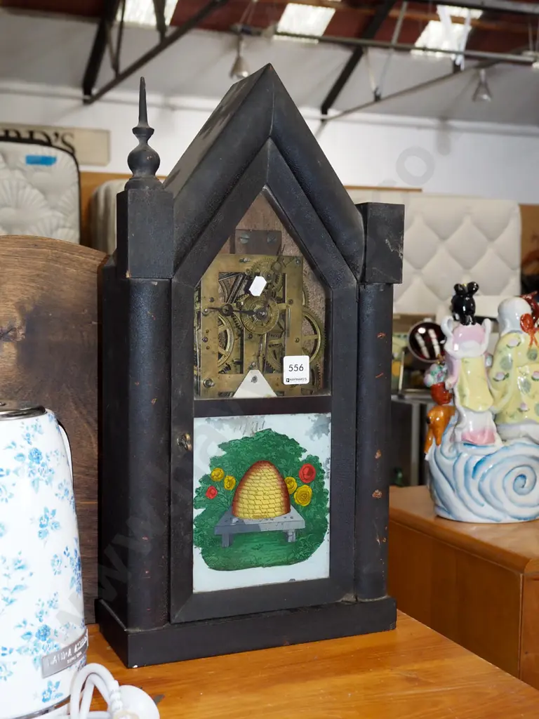 vintage restorer's pendulum mantle clock H-500 Image 1++
