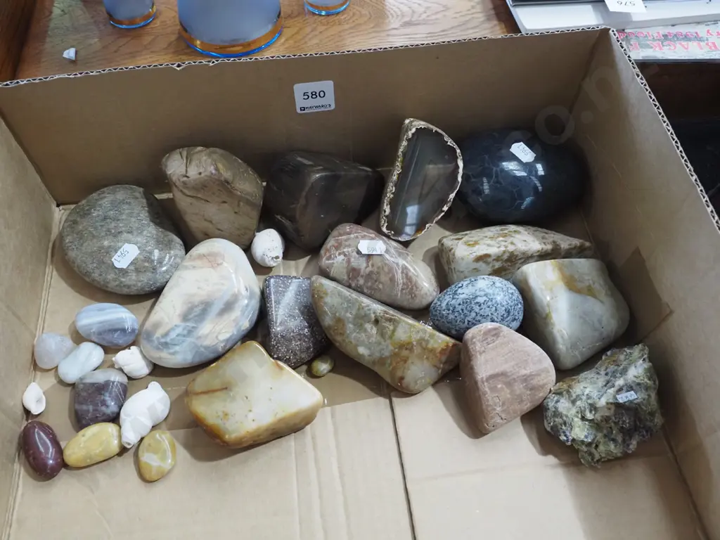 box of polished stones Image 1++