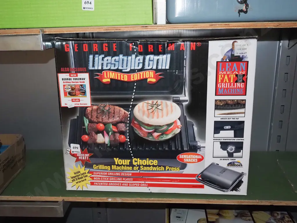 box; as new George Foreman grill Image 1++