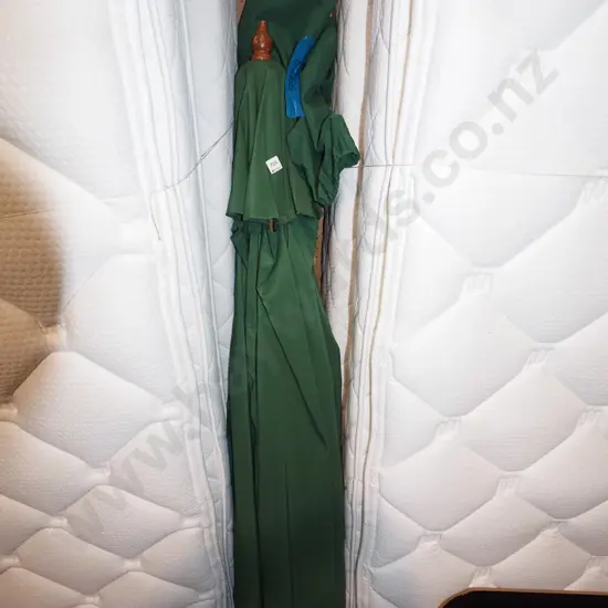 green sun umbrella