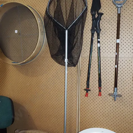 long handled net