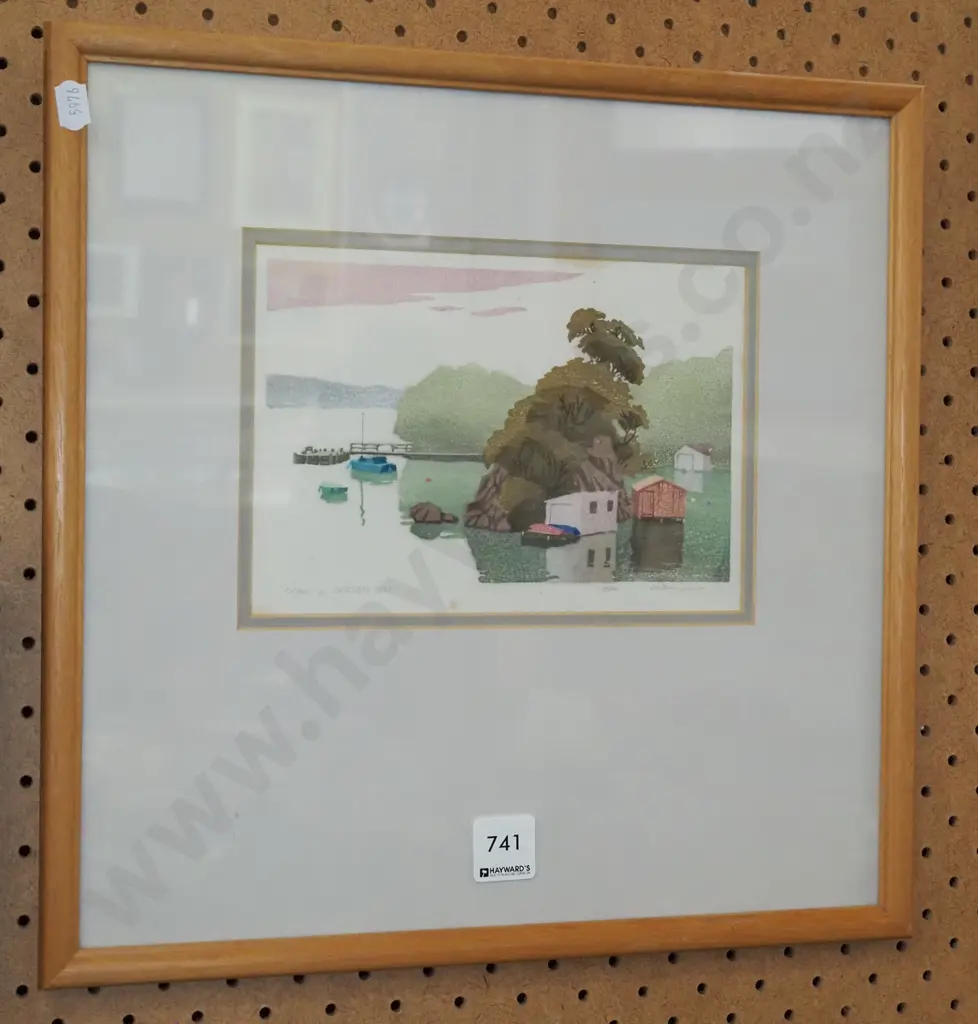 framed ltd edition print - Golden Bay - foxing Image 1++