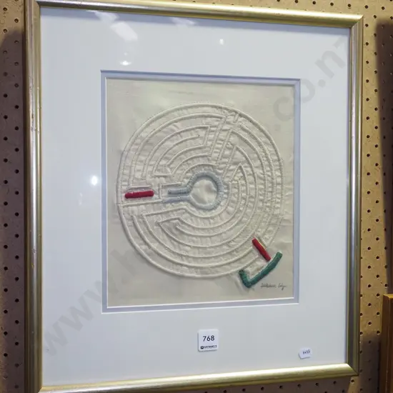 framed needlework