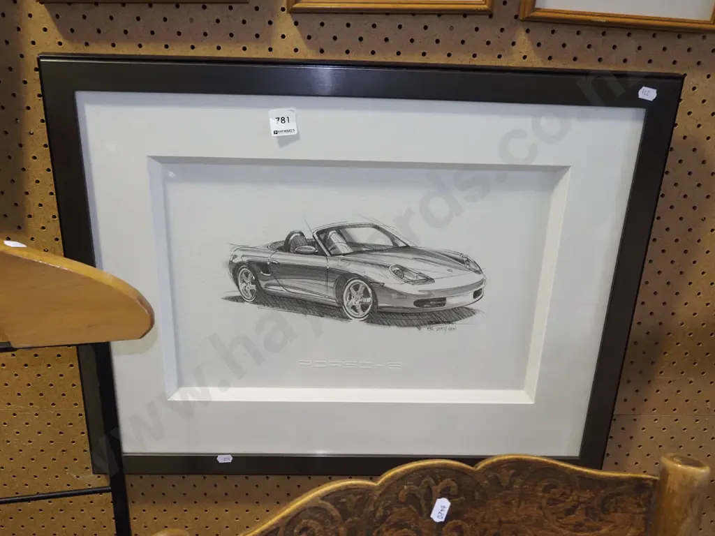 framed print - porsche Image 1++