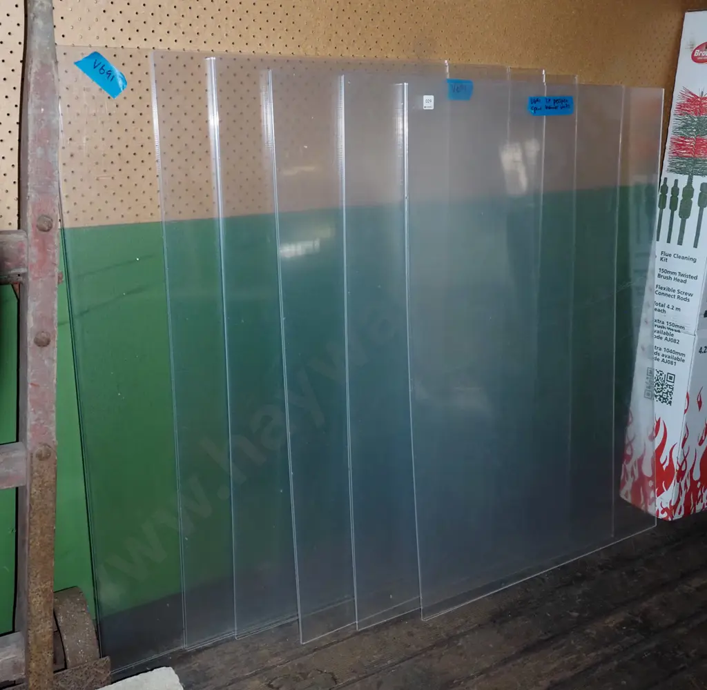 6x perspex spine banner units H1110 W750 Image 1++