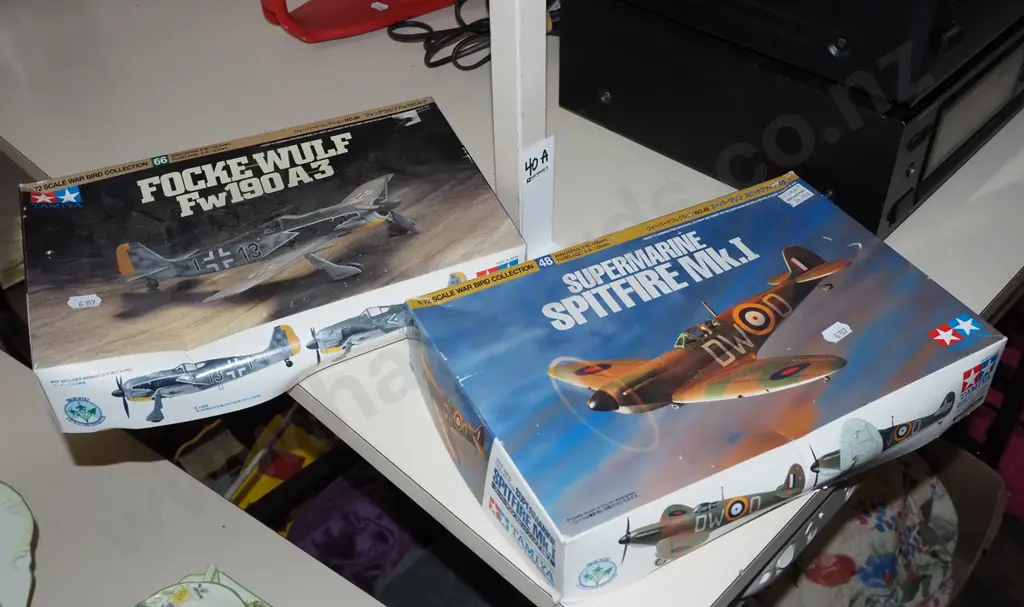 2x Tamiya 1:72 plastic model kits - War Bird collection Image 1++