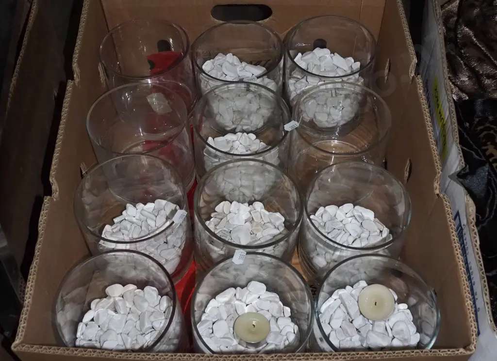 box; tea lights candles, holders etc Image 1++