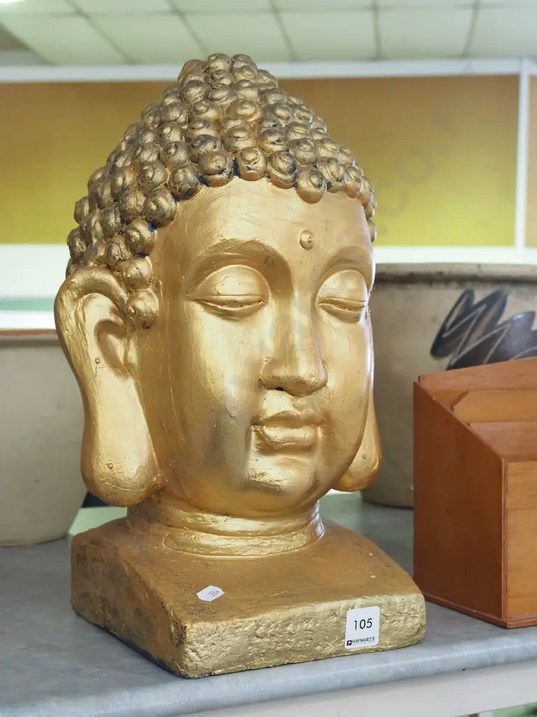 gold painted buddha H400 Image 1++
