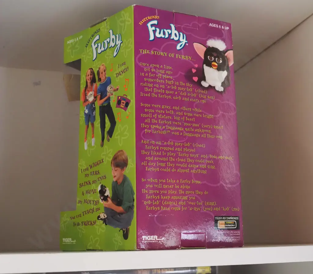 boxed Electronic! Furby - damage to box Image 1++