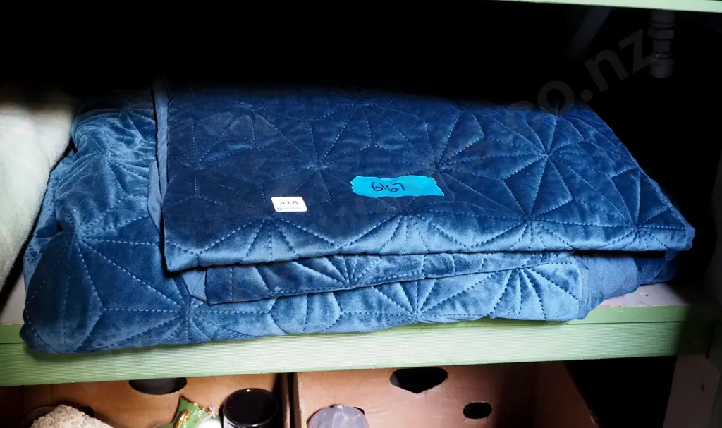 duvet set - faux velvet Image 1++