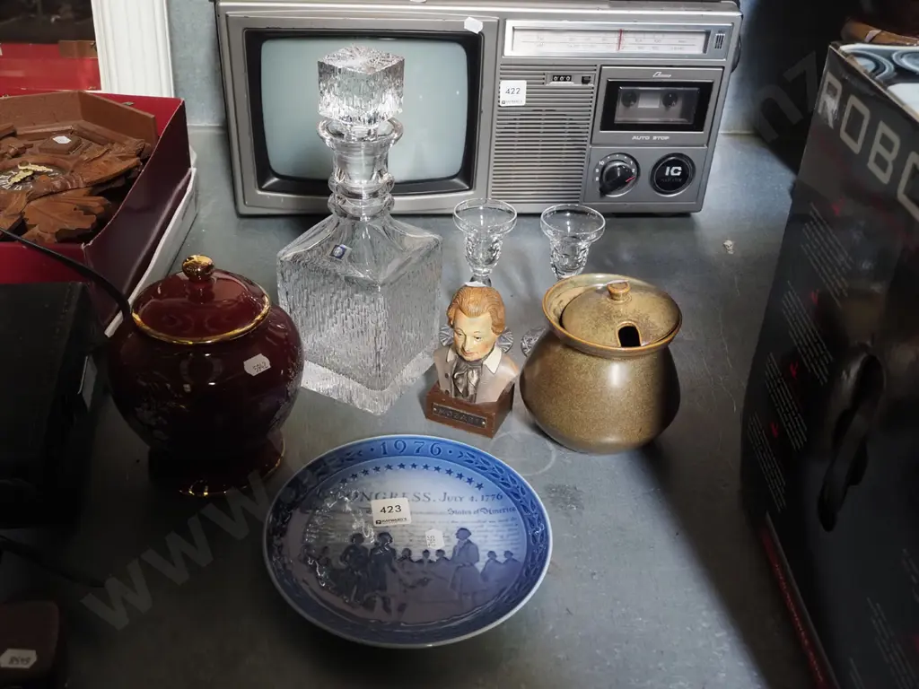 Royal Copenhagen plate, Temuka honey pot etc Image 1++