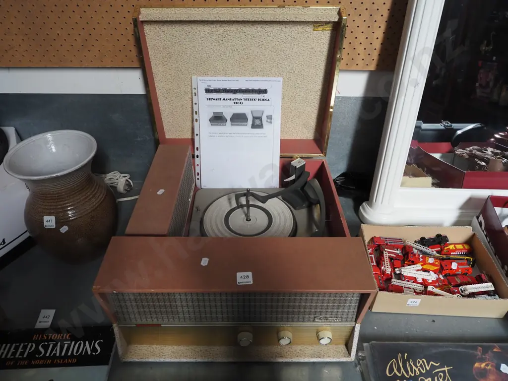 Stewart Manhattan portable radiogram - circa 1963 Image 1++