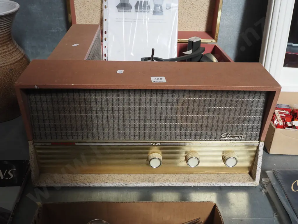 Stewart Manhattan portable radiogram - circa 1963 Image 1++