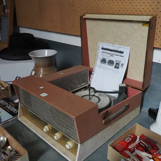 Stewart Manhattan portable radiogram - circa 1963