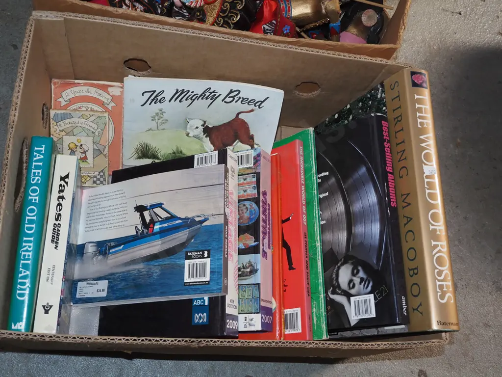 box; various books Image 1++