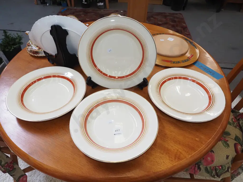 4x Wedgwood striped soup bowls Image 1++