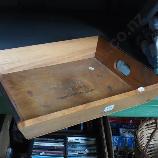 wooden tray