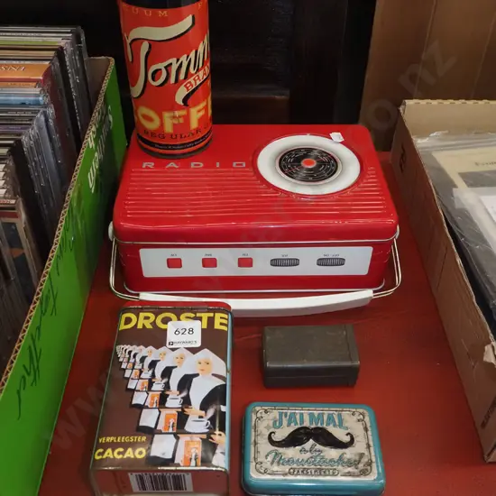various tins